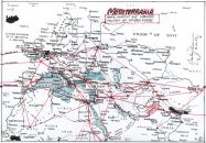 Ένωση Μεσογειακών Χωρών, 2005, Φωσφορούχα χρώματα σε χαρτί, Μεταβλητές διαστάσεις, Παραχώρηση του καλλιτέχνη