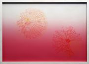 Δείγματα Καλοκαιριού #15, 1998, ιστοί αράχνης σε χαρτί, 39 x 54.5 εκ.