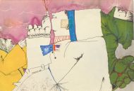 Ουρανομάγος, 1967, μολύβι, μαρκαδόρος, γκουάς, 23 Χ 15.5 εκ., Παραχώρηση της συλλογής Δάκη Ιωάννου