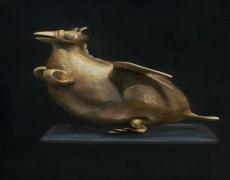 LITTLE DRAGON, 2013 OIL ON CANVAS 25X20 CM