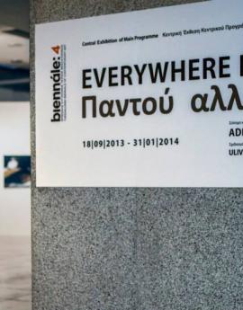 4Η ΜΠΙΕΝΑΛΕ ΣΥΓΧΡΟΝΗΣ ΤΕΧΝΗΣ ΘΕΣΣΑΛΟΝΙΚΗΣ Κεντρική Έκθεση "Παντού αλλά Τώρα" Φωτο: Ελευθερία Καλπενίδου