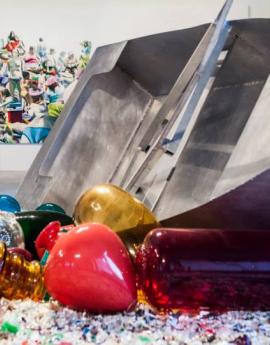 Κεντρική Έκθεση "Παντού αλλά Τώρα" Claire Fontaine, Burning of P.I.G.S, 2012 Περίπτερο 6, Φωτο: Ελευθερία Καλπενίδου